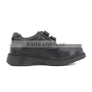 Bulk Wholesale Customized Wide Size Uniform Kids School Shoes Quality Boys Black Leather School Shoes for Student thumbnail-3