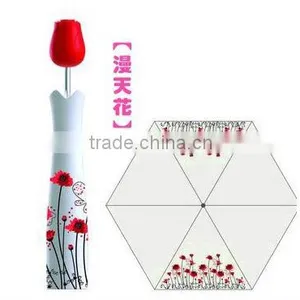 ROSE UMBRELLA, Rose Vase Umbrella of Love thumbnail-2