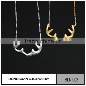 925 Sterling Silver Jewelry Rhodium Matte Necklace in China thumbnail-2