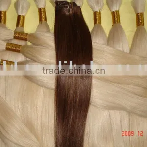 Colored Human Hair Bulk-613# Blonde Remy Hair thumbnail-1