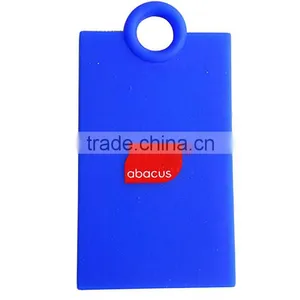 Customized Logo HOT Suitcase Silicone Luggage Tags ID Address Holder Silicone Identifier Label thumbnail-4