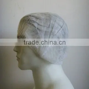 DISPOSABLE MEDICAL HIGH QUALITY NONWOVEN MOB CAP thumbnail-2