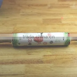2015 Creative Design Wood and Ceramic Material Rolling Pin for Sale thumbnail-1