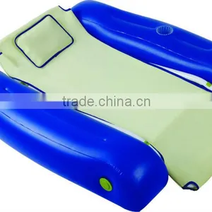 Poolstar P1952 Swimming Pool Lounge Chair With Two Inflatable PVC Arm thumbnail-1