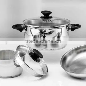 10Pcs Induction Cooker Stainless Steel Cookware Set thumbnail-1