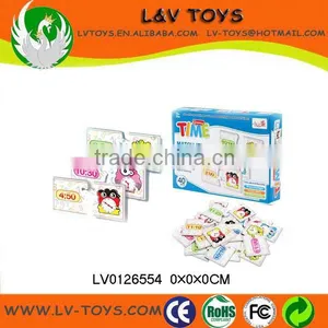 Educational Time Match Toy Puzzle Toy Game for Sale thumbnail-1