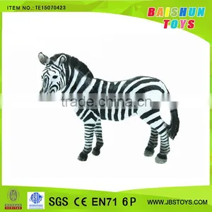 Wild Animal,toys Animal. Pvc Zabra-TE15070423 thumbnail-1