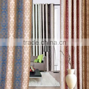 1pc Cheap Yarn Dyed Different Colors Luxury Styles of Jacquard Dubai Rideau en Tissu/dubai Curtain Fabric With 8pcs Grommets thumbnail-1