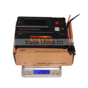PWM LCD Solar Panel Battery Regulator Charge Controller 12V 24V thumbnail-2