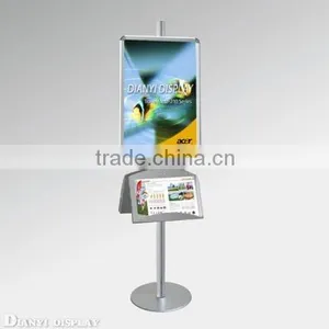 High Quality Aluminum Free Standing Poster Frame Display, 3 Tier Floor Standing Display thumbnail-4