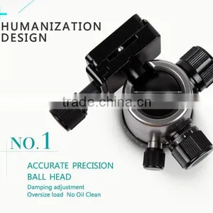 Factory Supply HPUSN Professional Photography Carbon Fiber Portable Camera Tripod Used as Monopod thumbnail-4