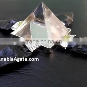 Black Obsidian Arrowhead Agate Energy Generator : Agate Crystal Quartz Pyramid : Agate Energy Generator Tools thumbnail-2