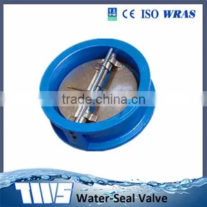 DN300 PN 16 Ductile Iron Body&Disc Wafer Type Butterfly Check Valve thumbnail-1
