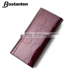 Luxury Party Hand Bag Leather Women Long Coin Purse Hand Wallet thumbnail-2