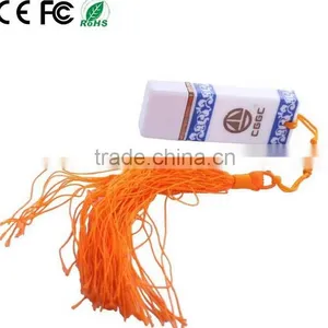 Promotional Usb Flash Disk With Siberian Tiger/blue and White Porcelain thumbnail-1