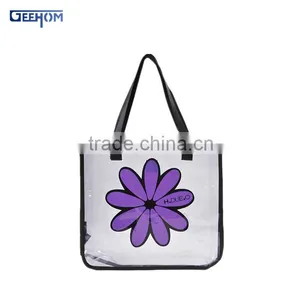 Custom Printed Vinyl Shopping Bag High Quality Pvc Shoulder Bag thumbnail-1
