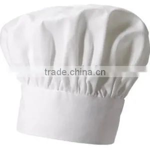 White Cotton Chef Hat thumbnail-1