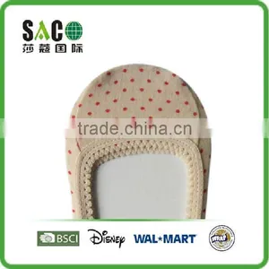 Lace Band Dots and Star Print Cotton Lady Footie thumbnail-2
