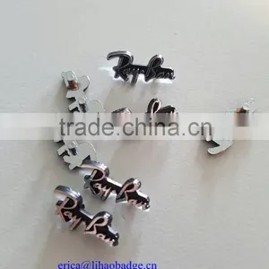 Die Cutted Letter Embossed Metal Stickers thumbnail-5