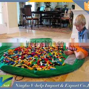 145CM Portable Kids Children Infant Baby Play Mat Toy Storage Bag Toys Organizer thumbnail-1