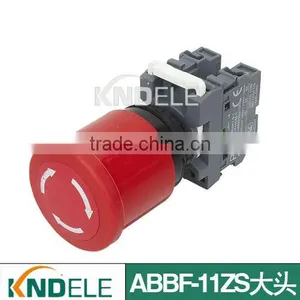 Emergency Stop Push Button Switch With Big Actuator Silver Contacts ABBF-11ZS thumbnail-1