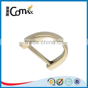 Zinc Alloy Gold Handbag Metal Flat d Ring thumbnail-4