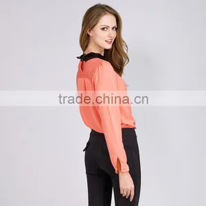 PRETTY STEPS 2016 New Design Model Promotion Products Girls Ladies Long Sleeve Blouse thumbnail-3