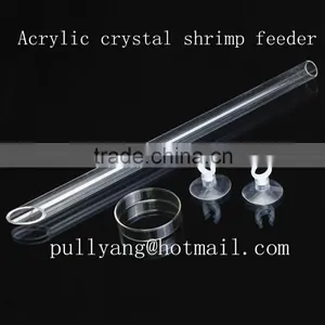 The Crystal Shrimp Feeder. Fish Feeder Feeder Feeding Tube Acrylic Aquarium thumbnail-1