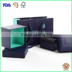 Factory Supply Custom Printed Jewelry Box , Luxury Cardboard Jewelry Box thumbnail-1
