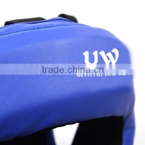 Leather Head Guard Helmet Blue OEM thumbnail-4