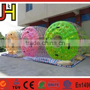 Outside 2.4m Transparent Inflatable Water Roller For Sale thumbnail-6