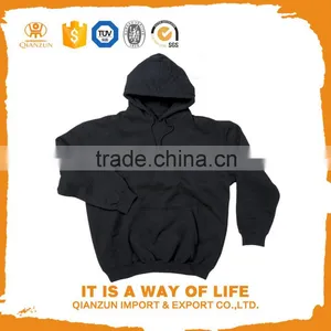 Gym Hoodie Plain Hooded Sweatshirt Wholesale Plain Black Hoodie thumbnail-3