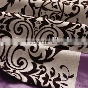 2015 Moden Flocd Blackout Fabric Window Curtain Home Textile Sun Protection Curtain thumbnail-1