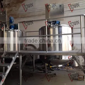 Vacuum Homogenizing Emulsifying Tank Mayonaise Making Machines With Circulation System/Cream Homogenizer Mixer thumbnail-4