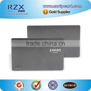 Fashion Matte Surface VIP Card Metal Card With Black Plating thumbnail-1