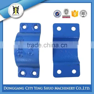 CUSTOM MANUFACTURE CAST IRON PIPE LOWER TAPPING SADDLE CASTING thumbnail-2