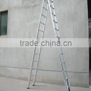 Multi-purpose Aluminium Telescopic Ladder 5m With EN131 thumbnail-5