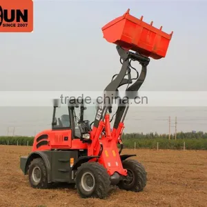 Everun Farm Tools ER20 Small Wheel Loader ,Excavaor With Pallet Forks thumbnail-2