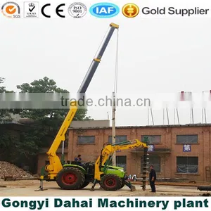 New Type Excavator Pile Driver Equipment on Tractor Widely Using in Highway Bridge Construction thumbnail-2