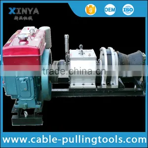 5 Ton Variable Speed Diesel Engine Power Winch thumbnail-1