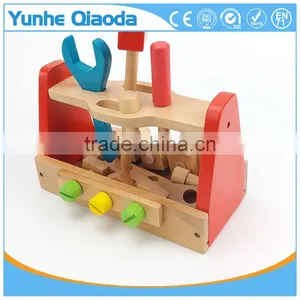 Take-Along Tool Kit Wooden Construction Toy (24 Pcs)wooden Toolbox Play Set thumbnail-4