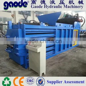 High Quality HPM Scrap Plastic Horizontal Baler thumbnail-1