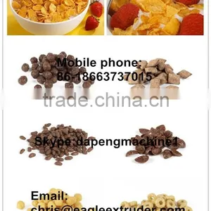 Screw Extruder Maize Corn Flakes Processing Equipment Low Consumption thumbnail-2