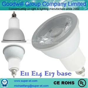 AC85-265V 3Вт алюминиевый прожектор COB LED GU10 E11 E14 E17 3000K 5000K 6500K thumbnail-3