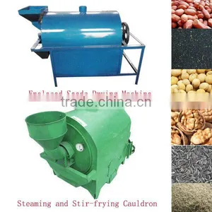 Burning Firewood Rotary Drum Peanut Seeds Roaster for Pressing Vegetable Oil thumbnail-1