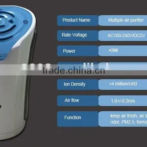 Clothes Press Electrostatic and Negative Ion Filter Pm2.5 Air Purifier Oxygen Bar thumbnail-4