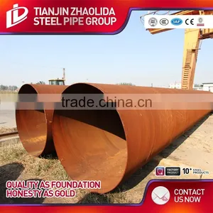 Carbon Steel Sprial Ssaw Pipe / Ssaw Steel Pipe thumbnail-5