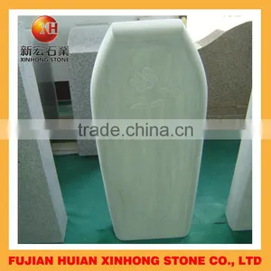 Black High Polished Marble Modern Upright Headstone thumbnail-6