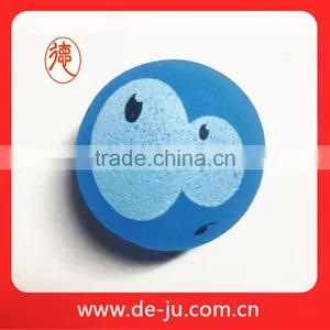 Funny Sideways Glance Wry-mouthed Mini Rubber Ball thumbnail-1