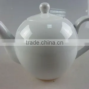 Stock White Porcelain Tea Coffee Pot thumbnail-1